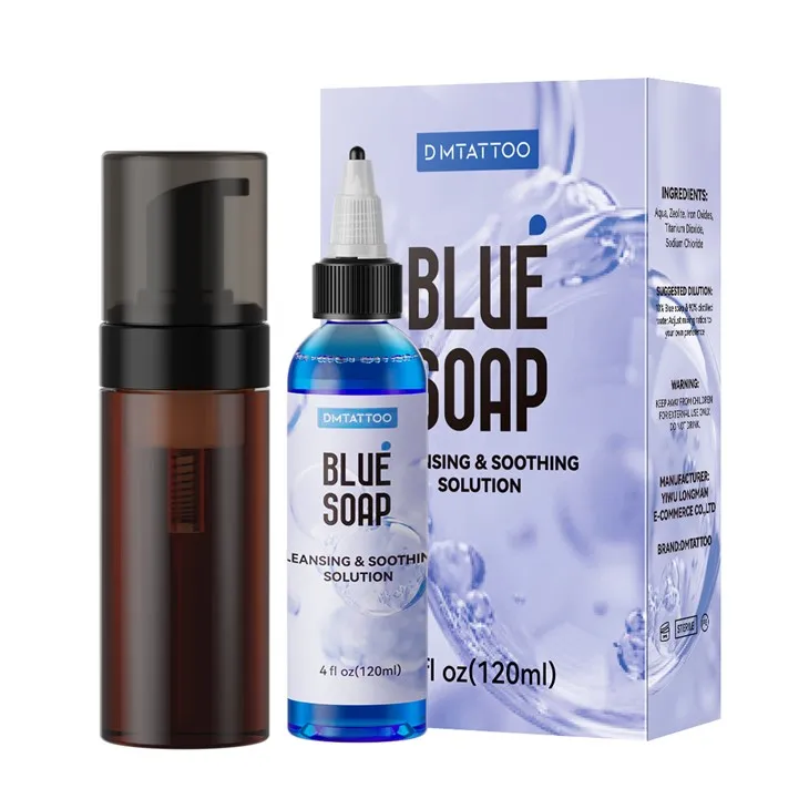 Tatoveringsrensing blå såpe